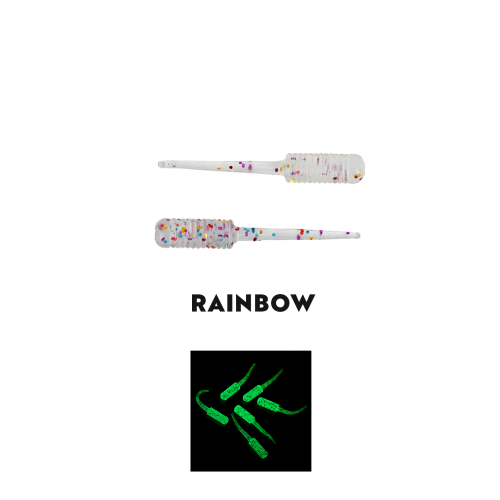 Fujin Baby Fry 2Cm Lrf Silikonu Rainbow Glitter