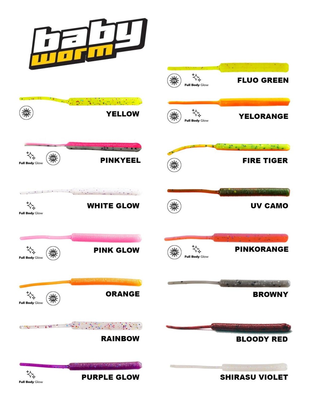 Fujin Baby Worm 5,2Cm Floating Browny