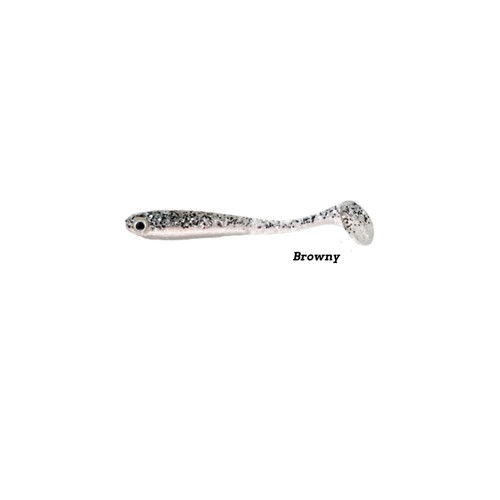 Fujin Bomb Shad 85Mm Slikon Balık Browny