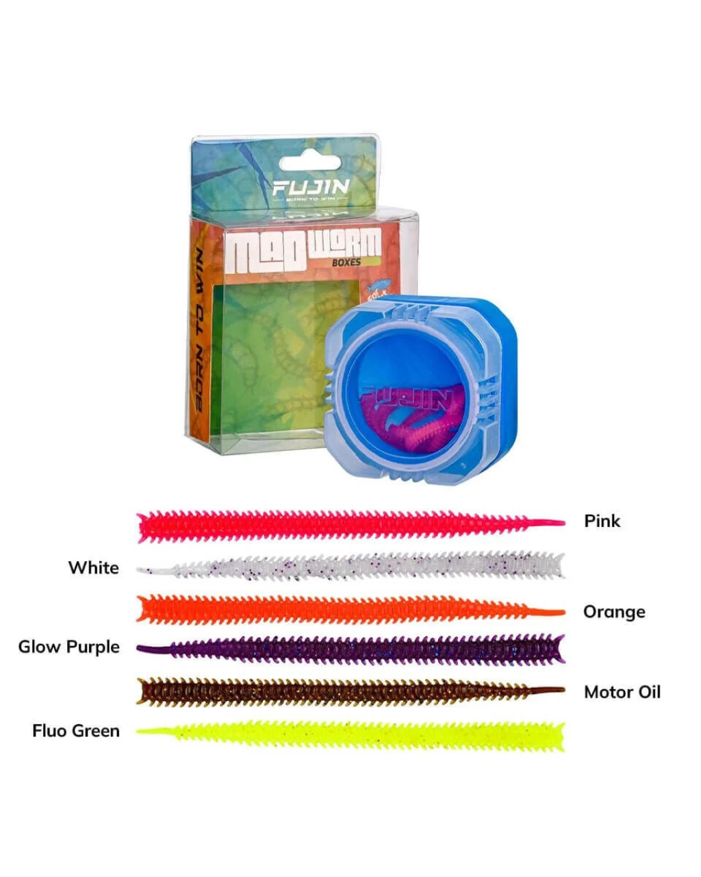 Fujin Mad Worm 9Cm Lrf Silikonu Fluo Green