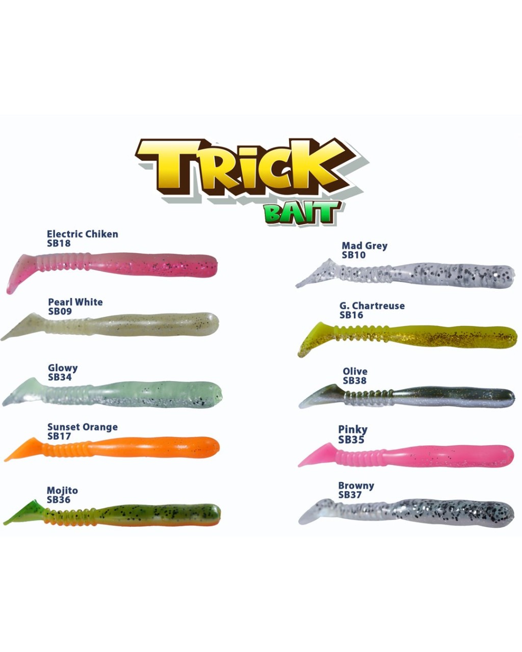 Fujin Trick Bait 9Cm Silikon Balık Glowy