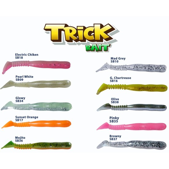 Fujin Trick Bait 9Cm Silikon Balık Pearl White