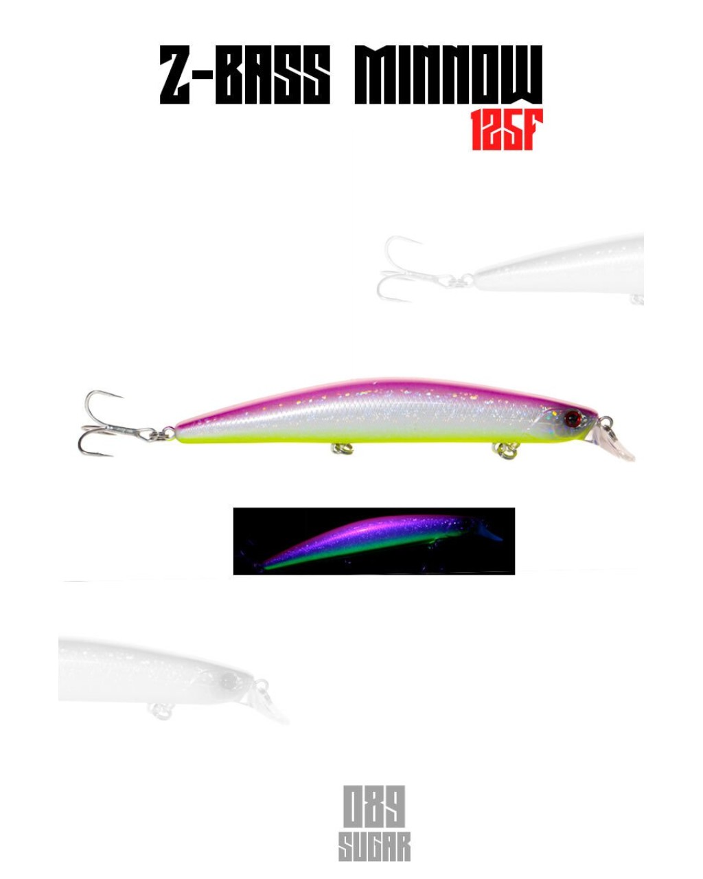 Fujin Z-Bass Minnow 125F 21Gr #089 Sugar
