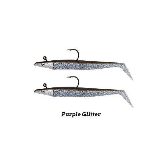 Fujin Zand Eel 11Cm 7-14G Double Combo Purple Glit