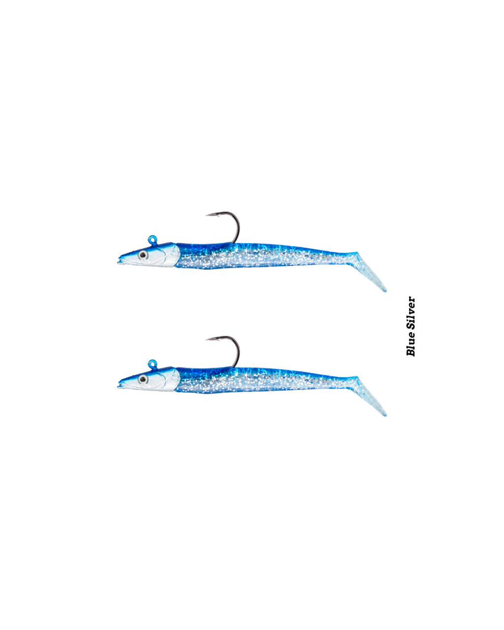 Fujin Zand Eel 11Cm 7Gr-14Gr Double Body+Head Silikon Balık Blue Silver