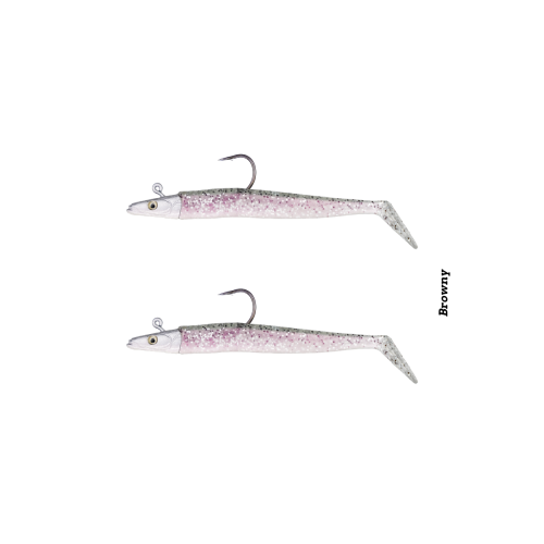Fujin Zand Eel 11Cm 7Gr-14Gr Double Body+Head Silikon Balık Browny