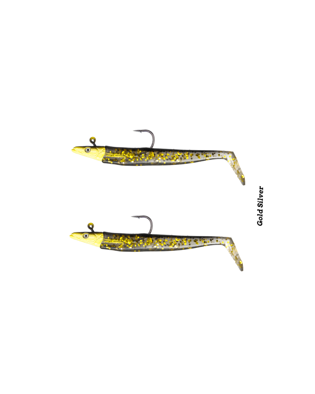 Fujin Zand Eel 11Cm 7Gr-14Gr Double Body+Head Silikon Balık Gold Silver