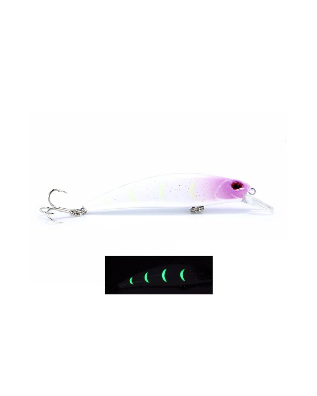 Fujin Ziggy 70Mm 9.6Gr Sinking Glow Purple #034