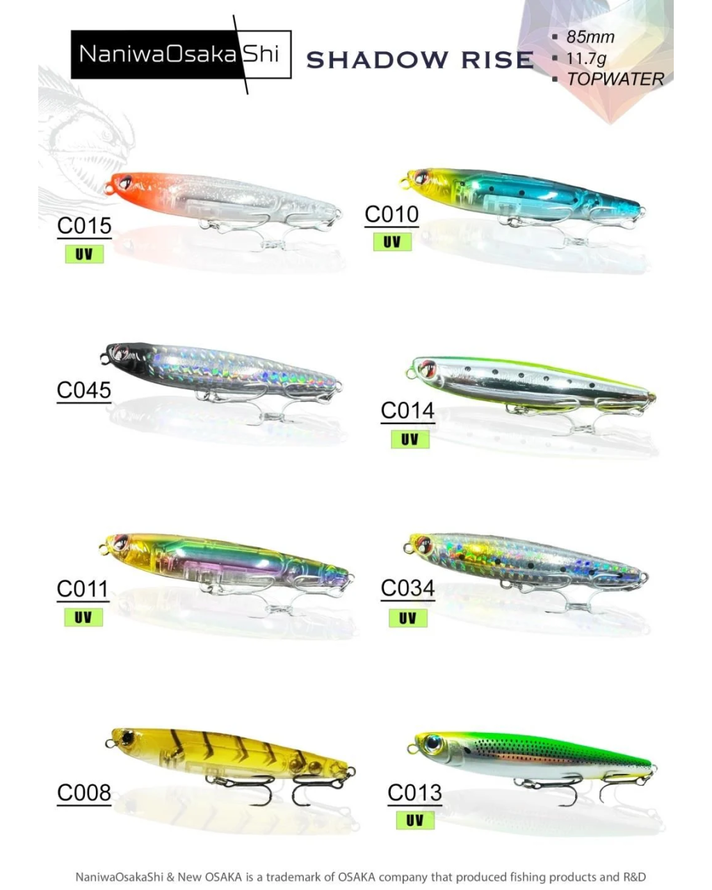 Nanıwaosakashı Shadow Rıse 75Mm 7.8G C014