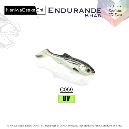 Nanıwaosakashı Endurande Shad 70Mm C059 Mullet