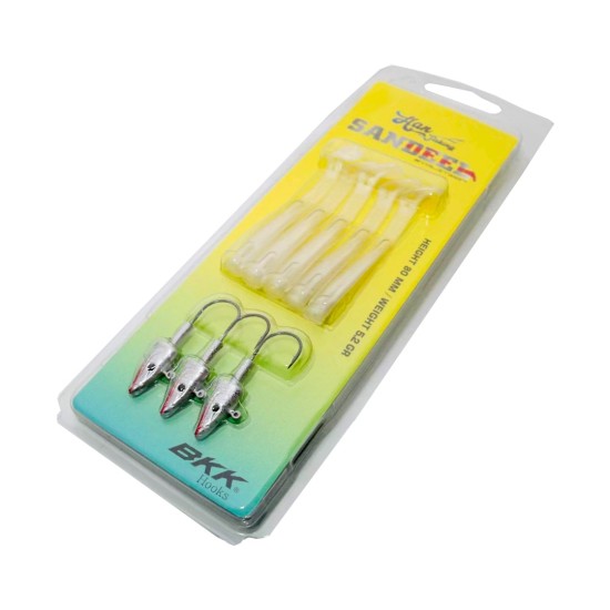 Sandeel Silikon 80 Mm Sl-800 Peary White