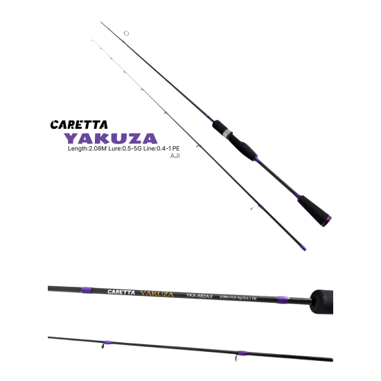 Caretta Yakuza Aji 0.5-5g 2.08m Lrf Kamışı Caretta Yakuza Aji 0.5-5g 2.08m Lrf Kamışı