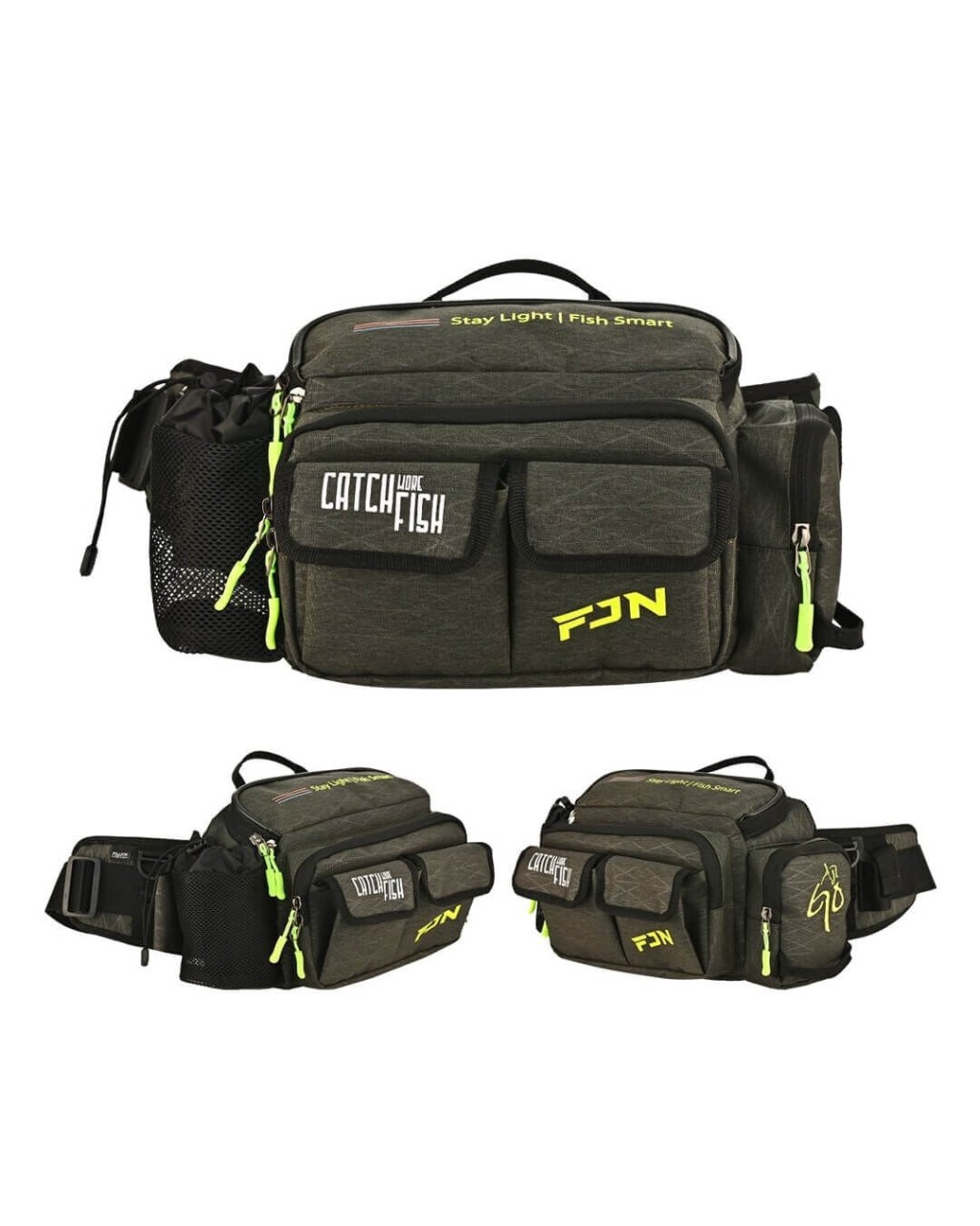 Fujin AjiGo Bel Çantası Khaki - Balıkçı Çantası Fujin AjiGo Bel Çantası Khaki - Balıkçı Çantası