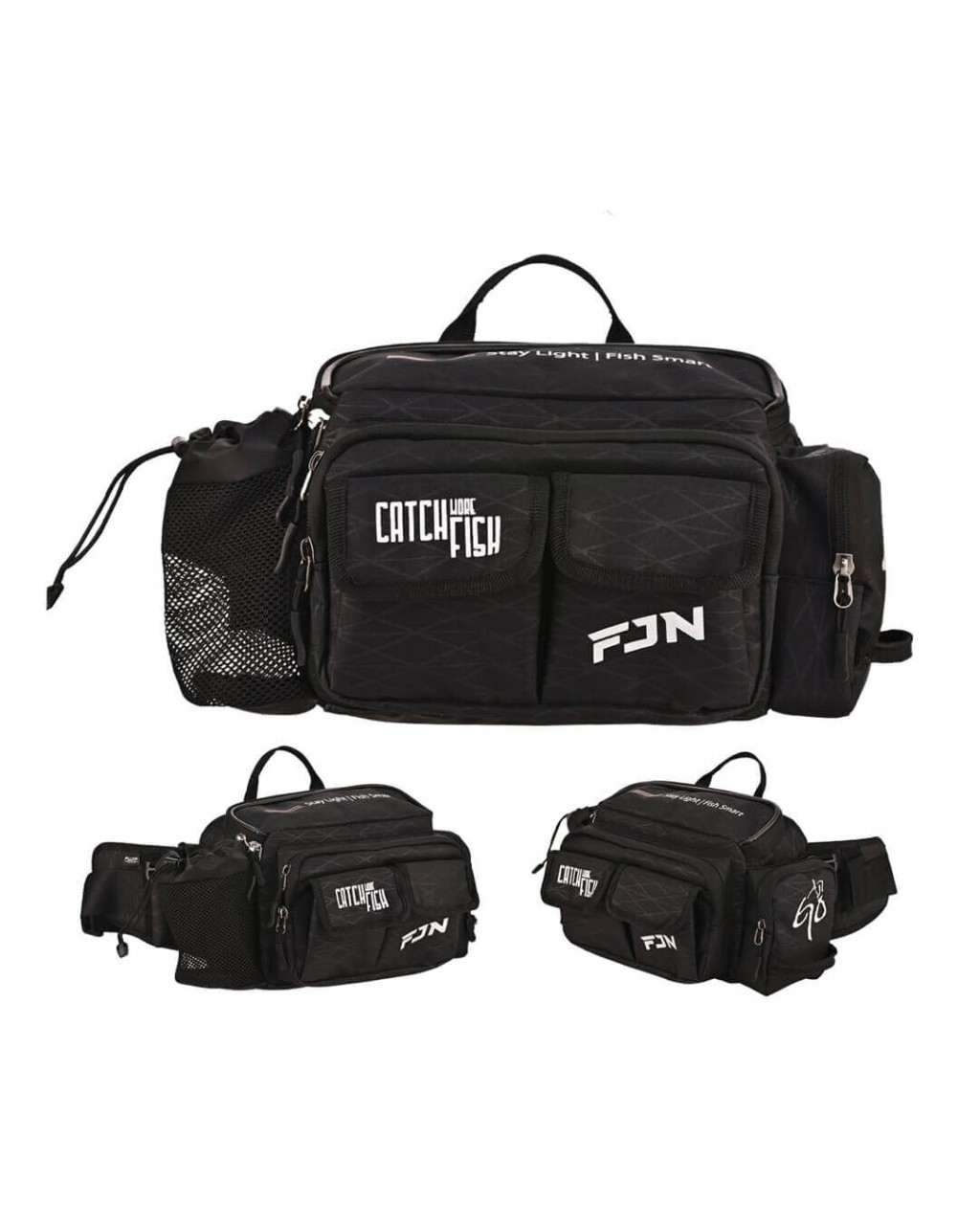 Fujin AjiGo Bel Çantası Black - Balıkçı Çantası Fujin AjiGo Bel Çantası Black - Balıkçı Çantası