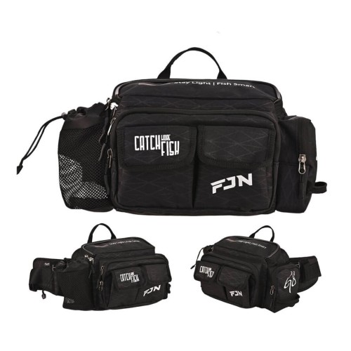 Fujin AjiGo Bel Çantası Black - Balıkçı Çantası