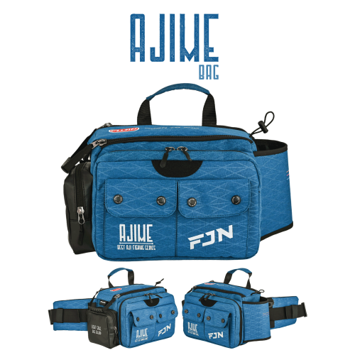 Fujin Ajime Bel Çantası İndigo - Balıkçı Çantası