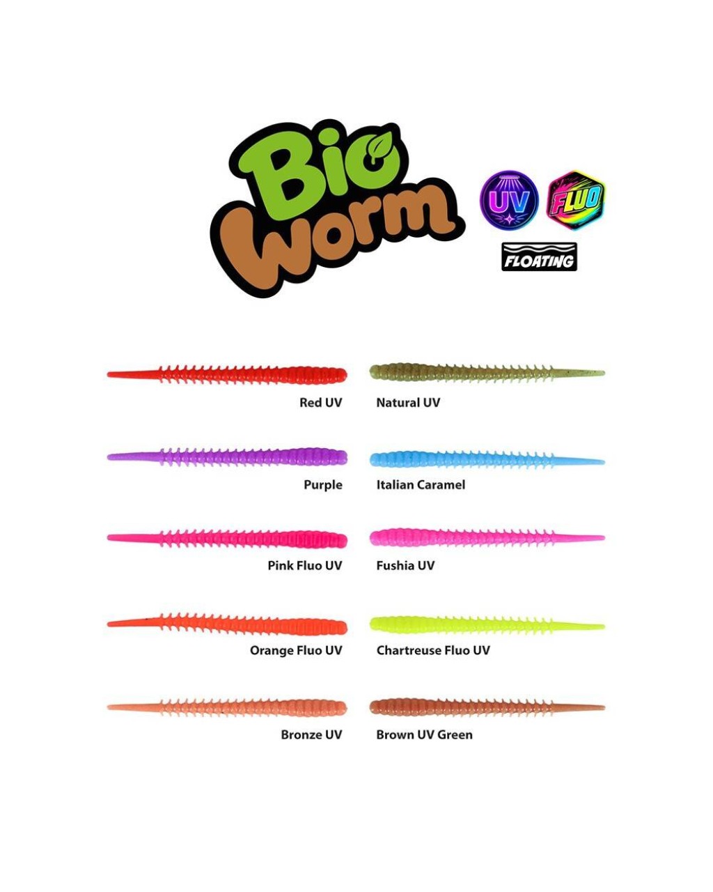 Fujin Bio Worm 6cm Floating Kokulu LRF Silikon Yem