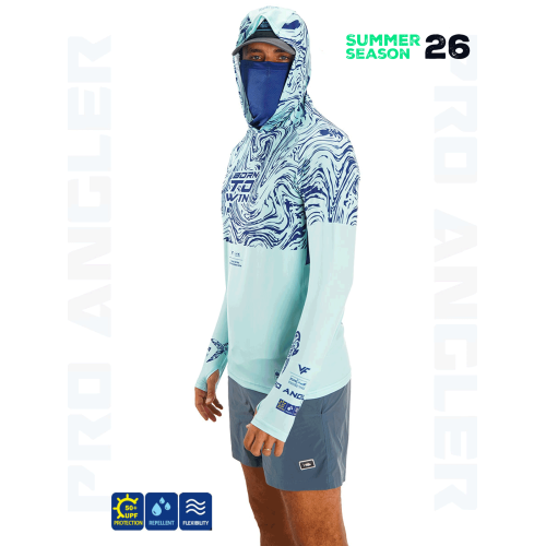 Fujin Pro Angler S26 Buff Hoodie Izohips Mint