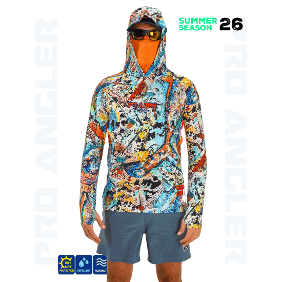 Fujin Rolla S26 Buff Hoodie Makai Orange Fujin Rolla S26 Buff Hoodie Makai Orange