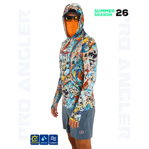 Fujin Rolla S26 Buff Hoodie Makai Orange 