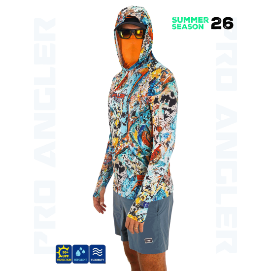 Fujin Rolla S26 Buff Hoodie Makai Orange Fujin Rolla S26 Buff Hoodie Makai Orange