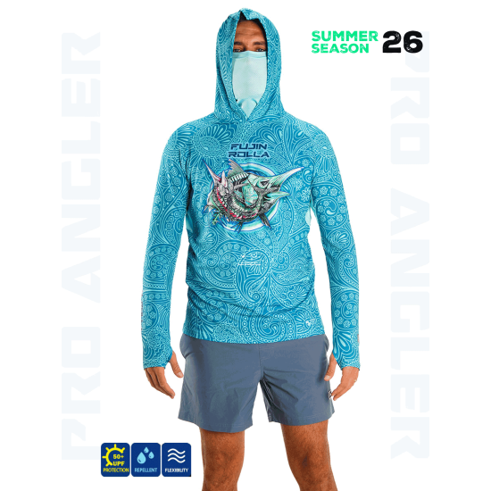 Fujin Rolla S26 Buff&Hoodie Swordfish Mint Fujin Rolla S26 Buff&Hoodie Swordfish Mint