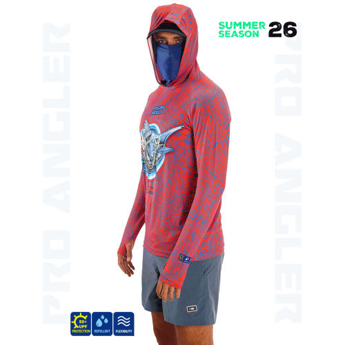 Fujin Rolla S26 Buff Hoodie Swordfish Red