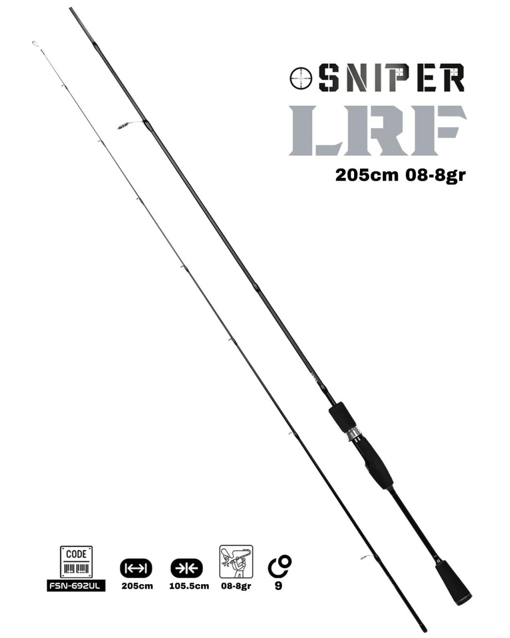 Fujin Sniper 205cm 08-8gr LRF Kamışı