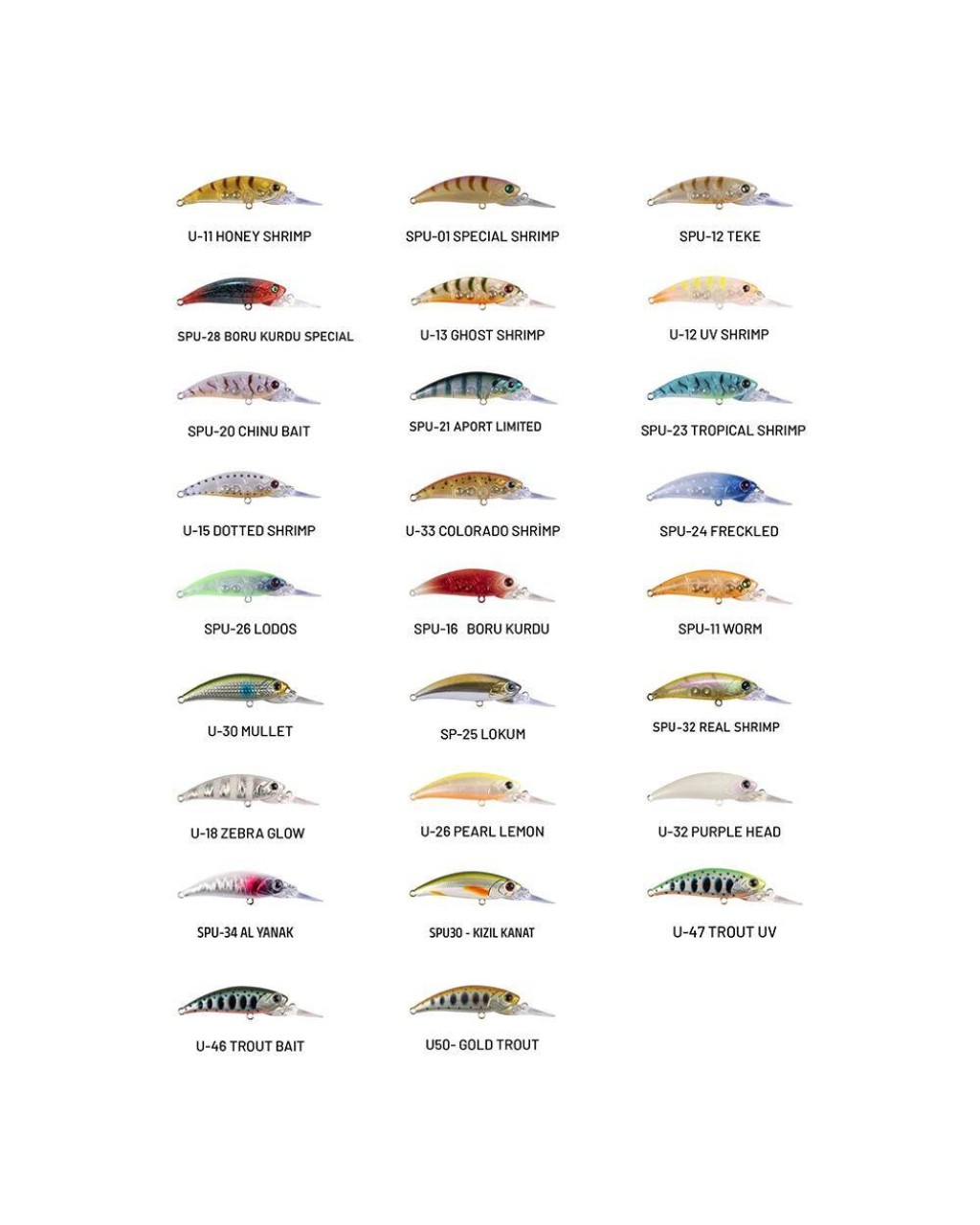 Hanfish Zıpır UG 5cm 5gr LRF Maket Yem