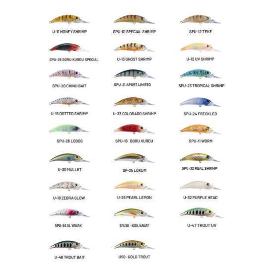 Hanfish Zıpır UG 5cm 5gr LRF Maket Yem Hanfish Zıpır UG 5cm 5gr LRF Maket Yem