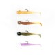 Ryuji Mebaru Micro Shad 6.5 cm 3.8 gr Naturel Mix Silikon Yem