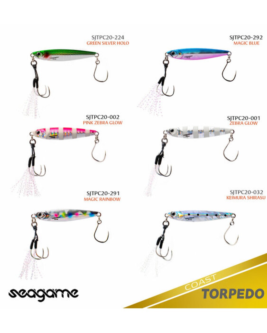 Seagame Torpedo Coast 20G Jig Yem