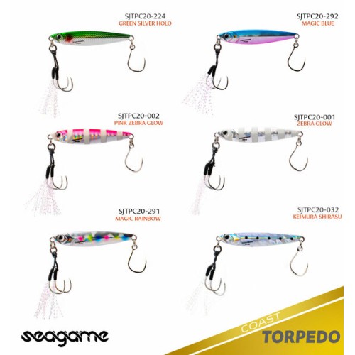 Seagame Torpedo Coast 20G Jig Yem