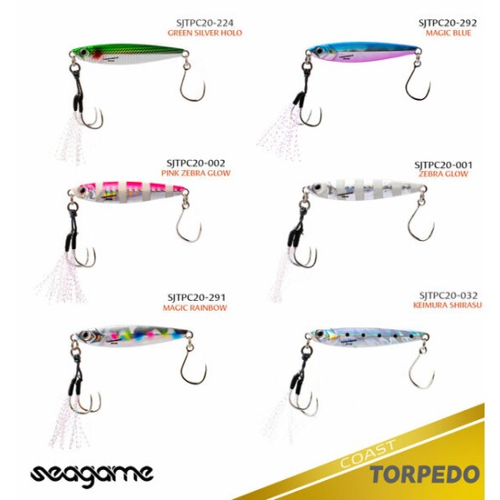 Seagame Torpedo Coast 20G Jig Yem