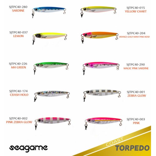 Seagame Torpedo Coast 40G Jig Yem