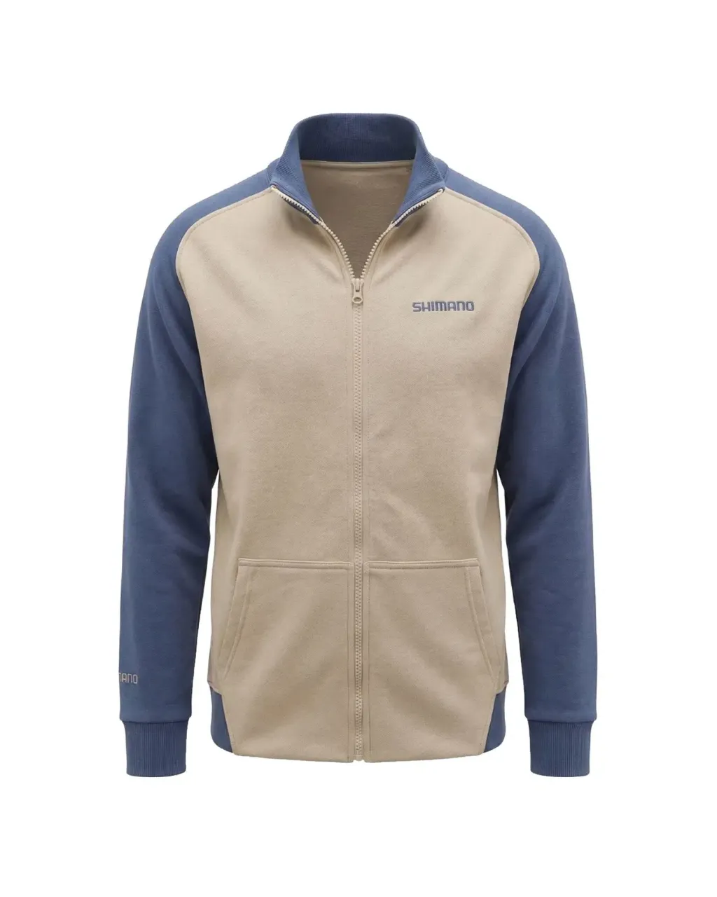 Shimano Zipper Sweatshirt (Beigo/Indigo)