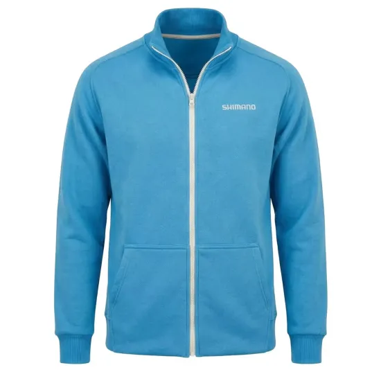 Shimano Zipper Sweatshirt (Shimano Blue)