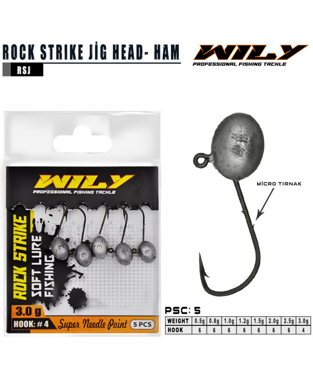 Wily Rock Strike Jighead Wily Rock Strike Jighead
